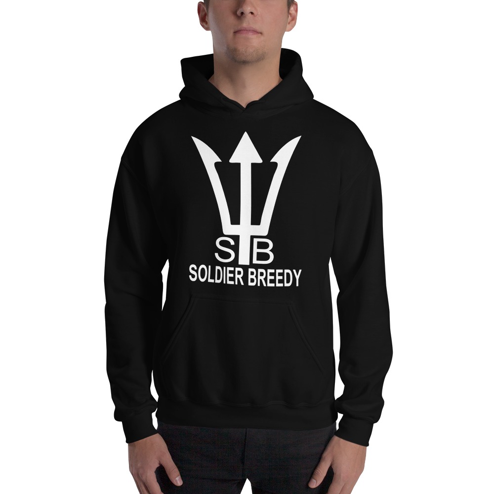 Cobia "Soldier" Breedy Hoodie, White Logo