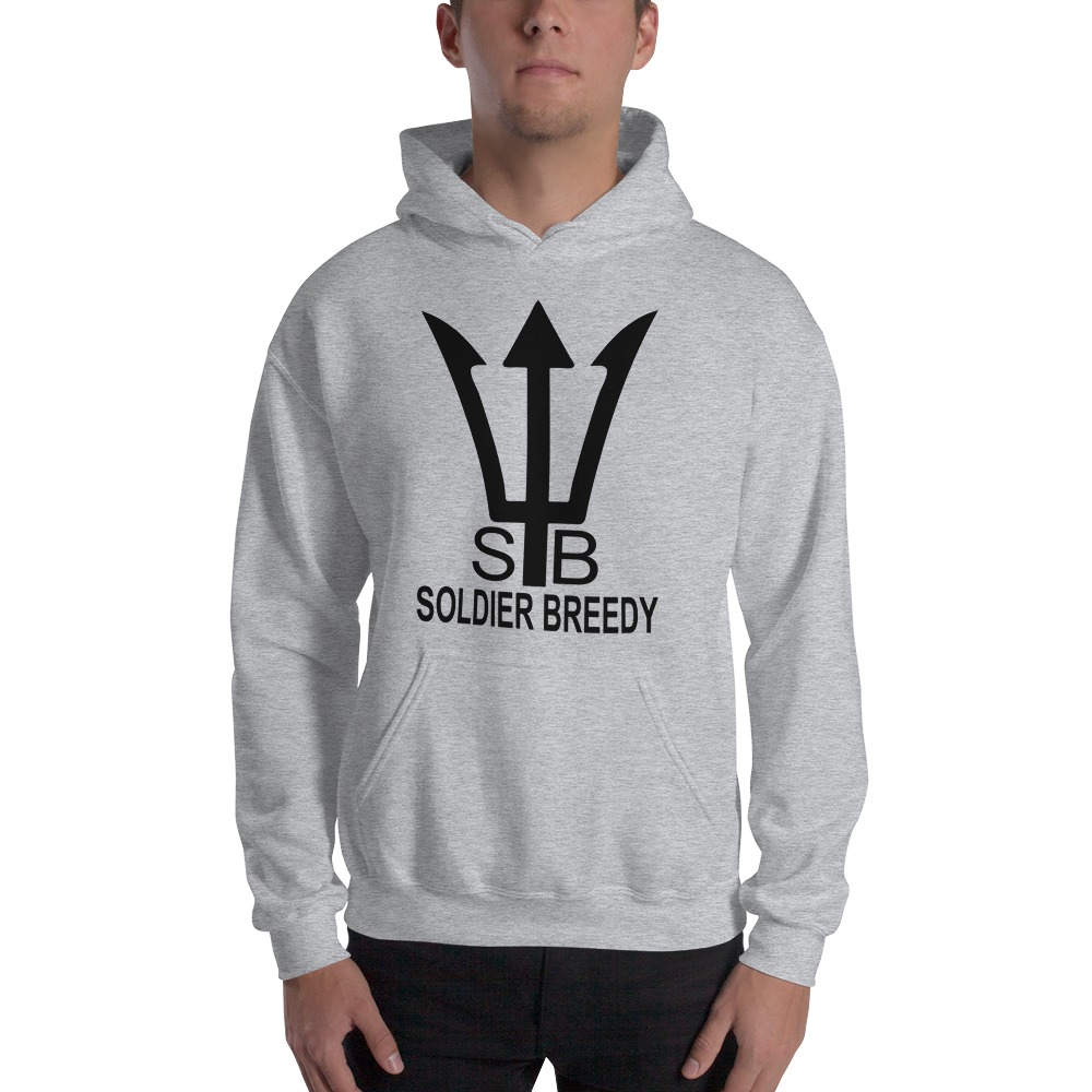 Cobia "Soldier" Breedy Hoodie, Black Logo