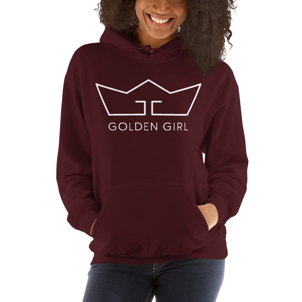  Fany "Golden Girl" Martinez Women's Hoodie, White Logo