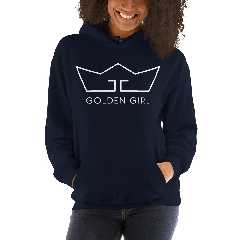 Fany "Golden Girl" Martinez Women's Hoodie, White Logo