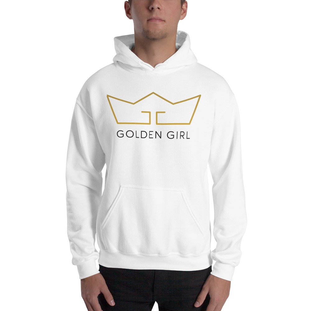 Fany "Golden Girl" Martinez Men's Hoodie, Gold Logo