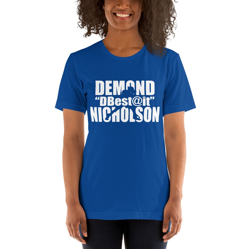 "DBest@It" by Demond Nicholson, Women's T-Shirt White Logo