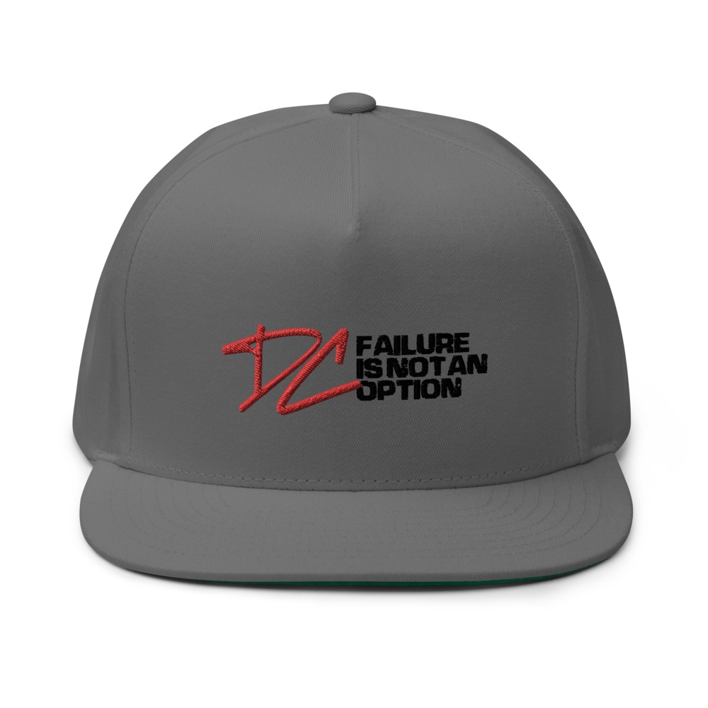 Failure is not an option V#1 by Derrick Curtis Jr Hat, Black Logo