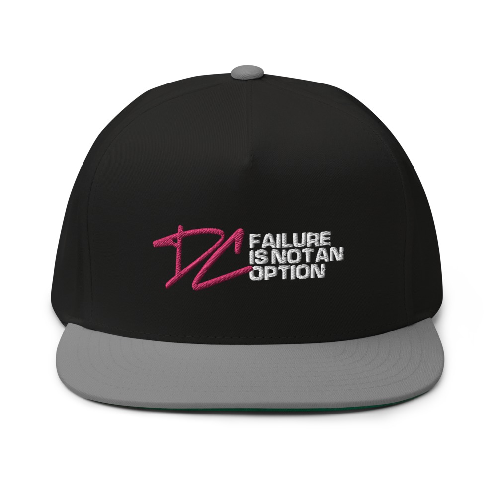 Failure is not an option V#1 by Derrick Curtis Jr Hat, White Logo