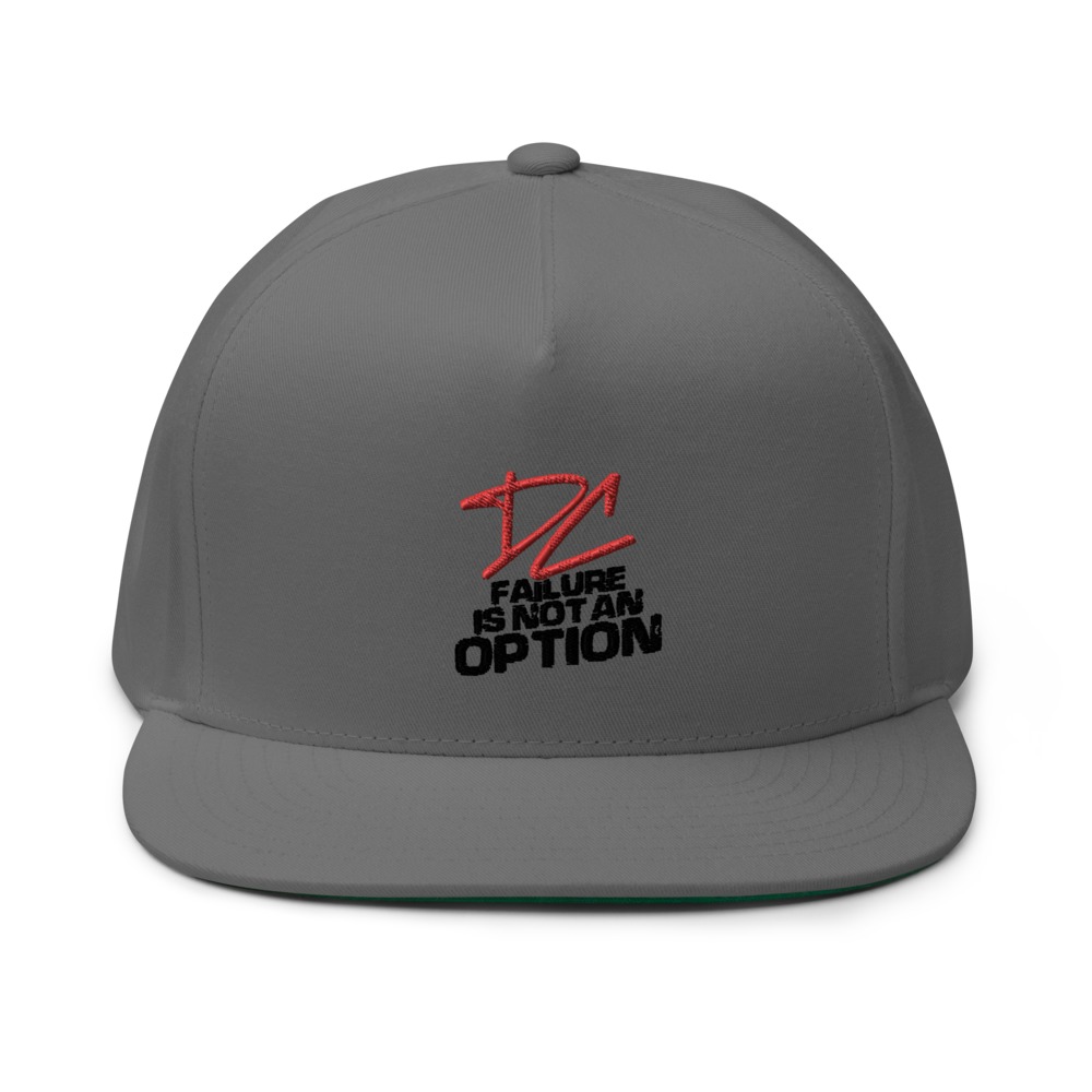 Failure is not an option V#2 by Derrick Curtis Jr Hat, Black Logo