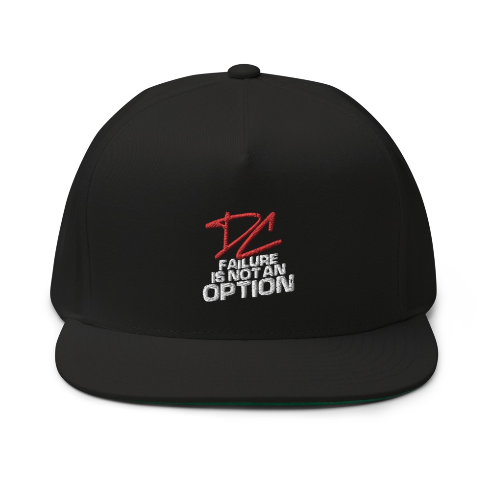 Failure is not an option V#2 by Derrick Curtis Jr Hat, White Logo