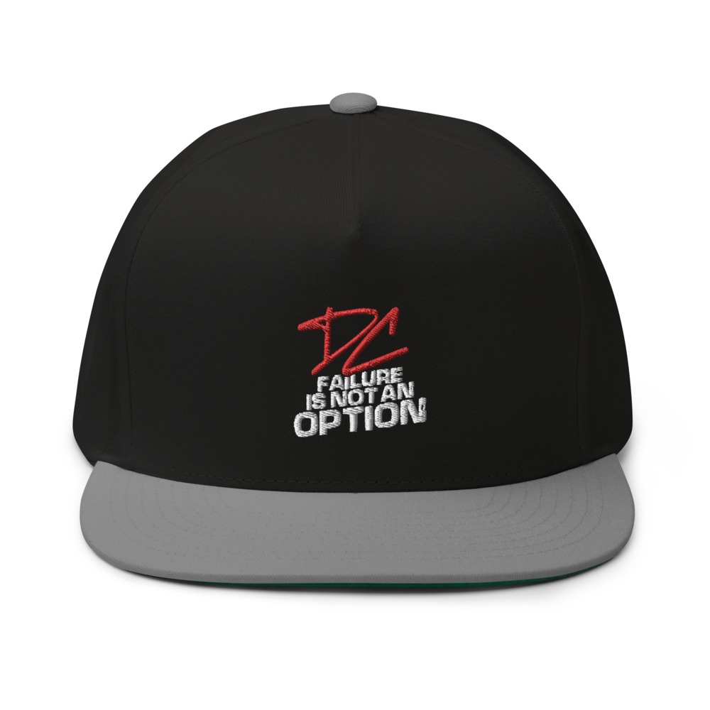 Failure is not an option V#2 by Derrick Curtis Jr Hat, White Logo