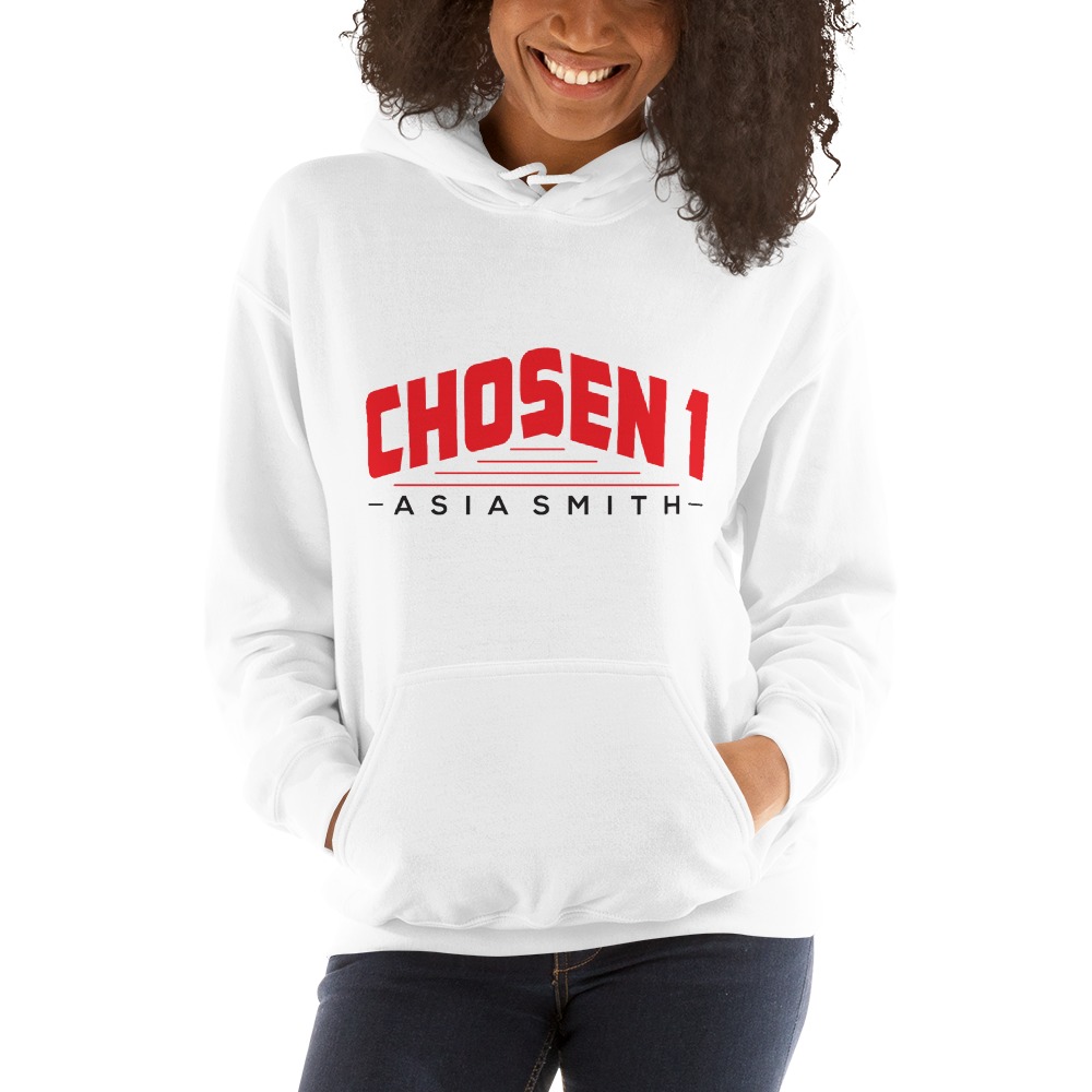 Chosen 1 by Asia Smith, Hoodie, Black Logo