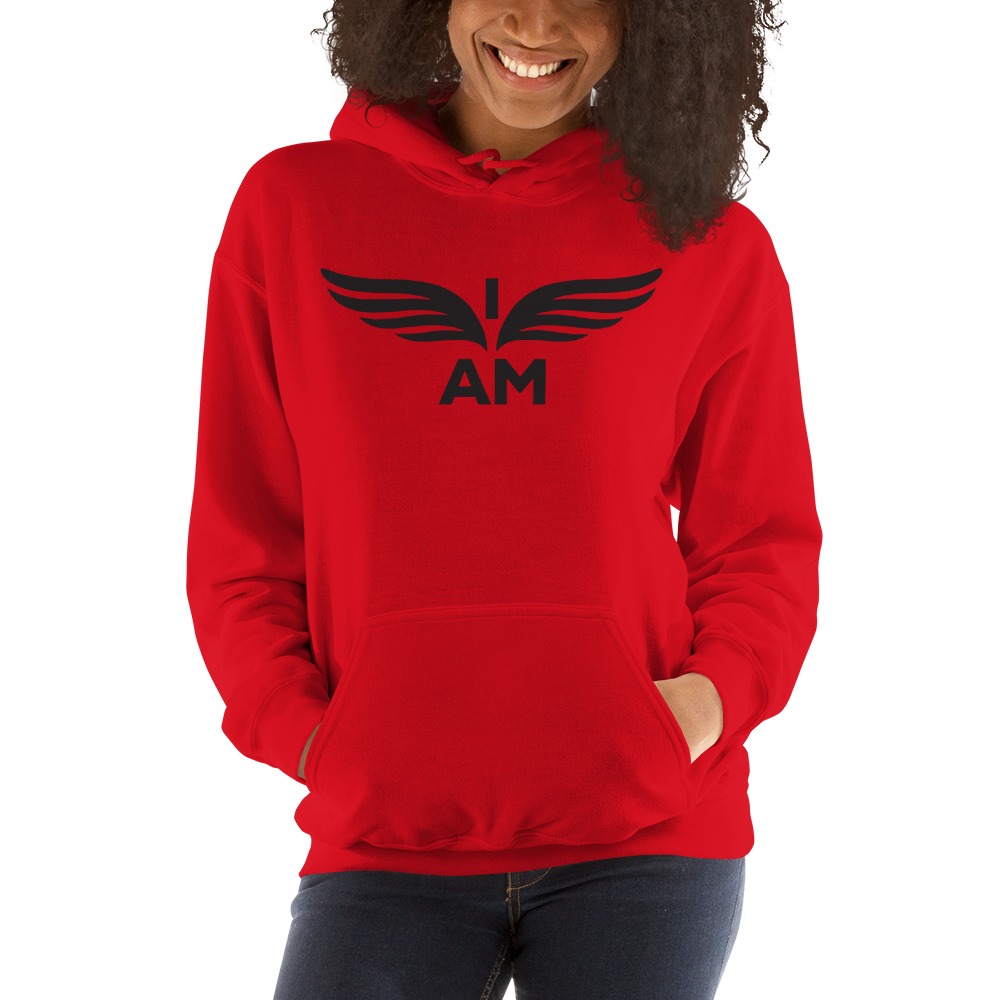 I-AM by Darran Hall Hoodie, Black Logo