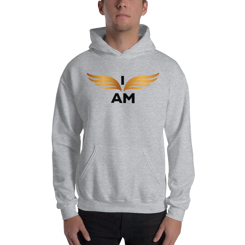 I-AM by Darran Hall Hoodie, Gold Logo