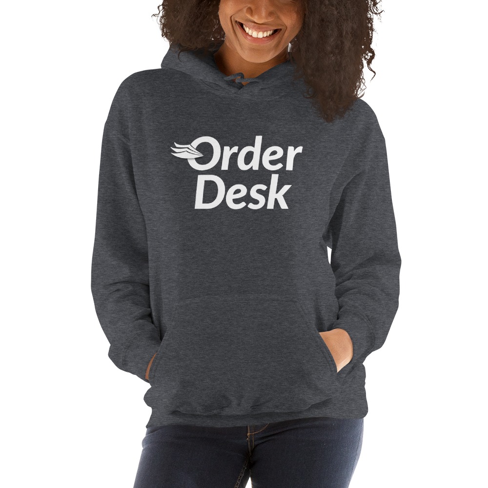 Francois Cardi Hoodie, White Logo