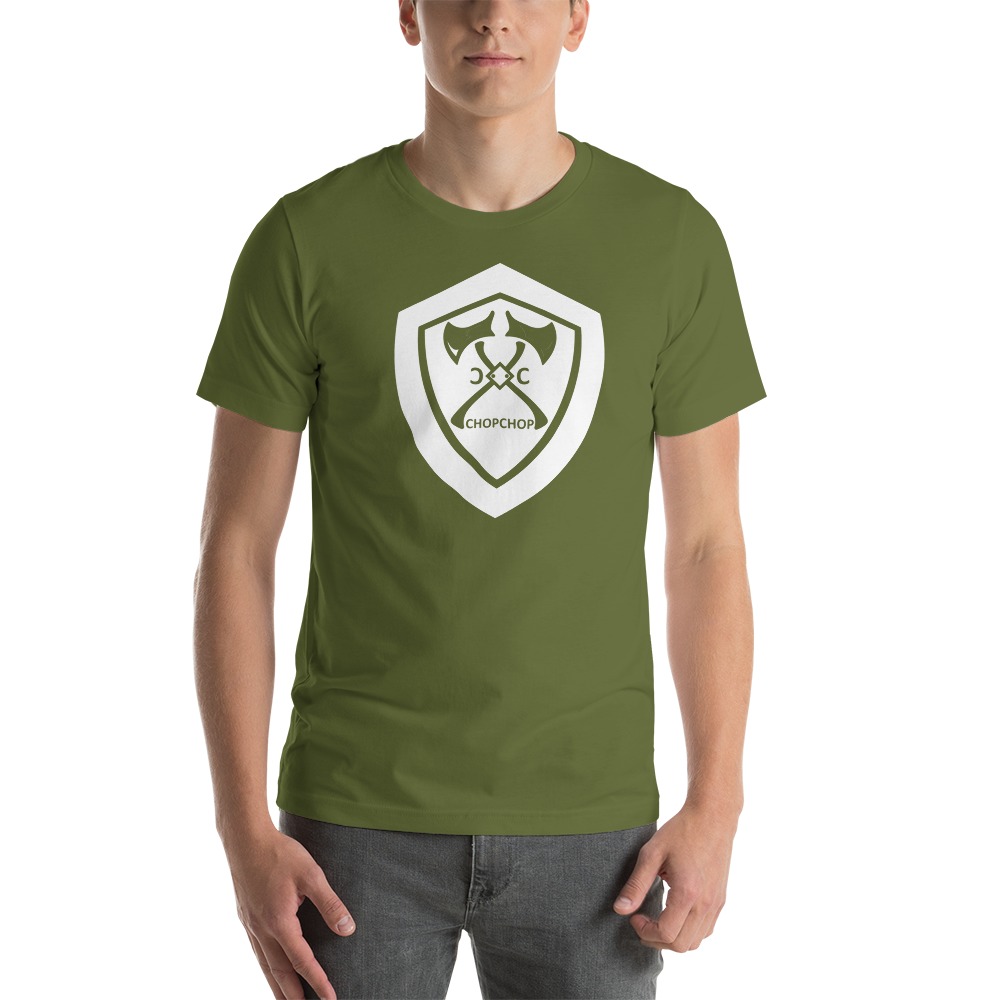 Demarcus "Chop Chop" Corley T-Shirt, All White Logo