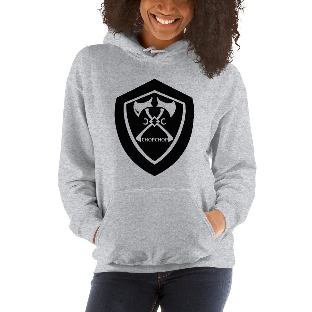 Demarcus "Chop Chop" Corley Hoodie, Black White Logo