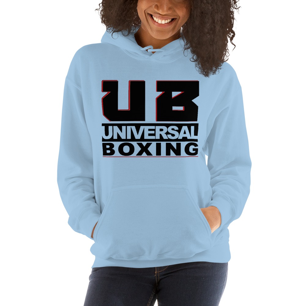 Universal Boxing Hoodie, Dark Logo