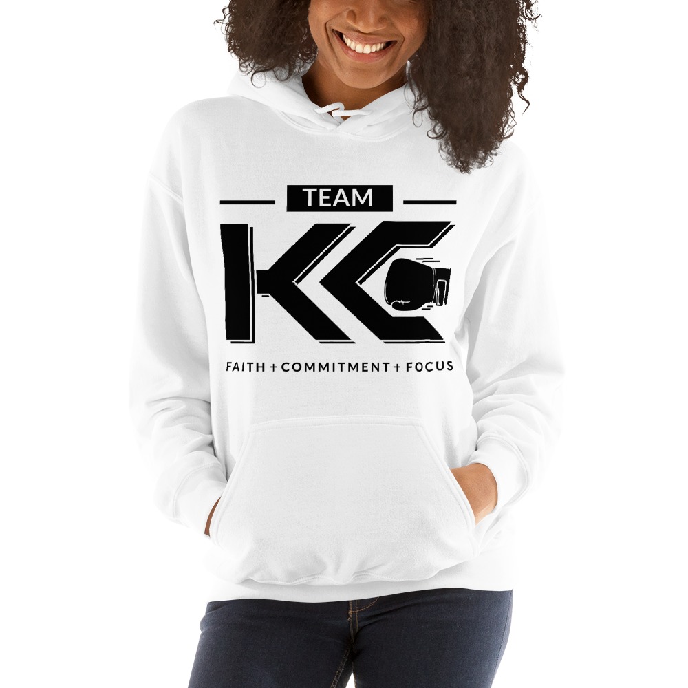 Team KC by Kaitlyn Clark Women's Hoodie , Black Logo