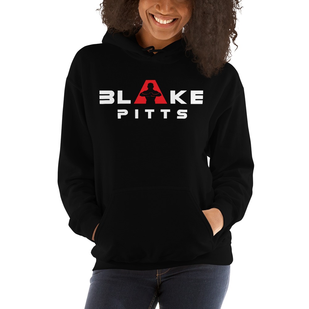 Blake Pitts Hoodie V#3, White Logo