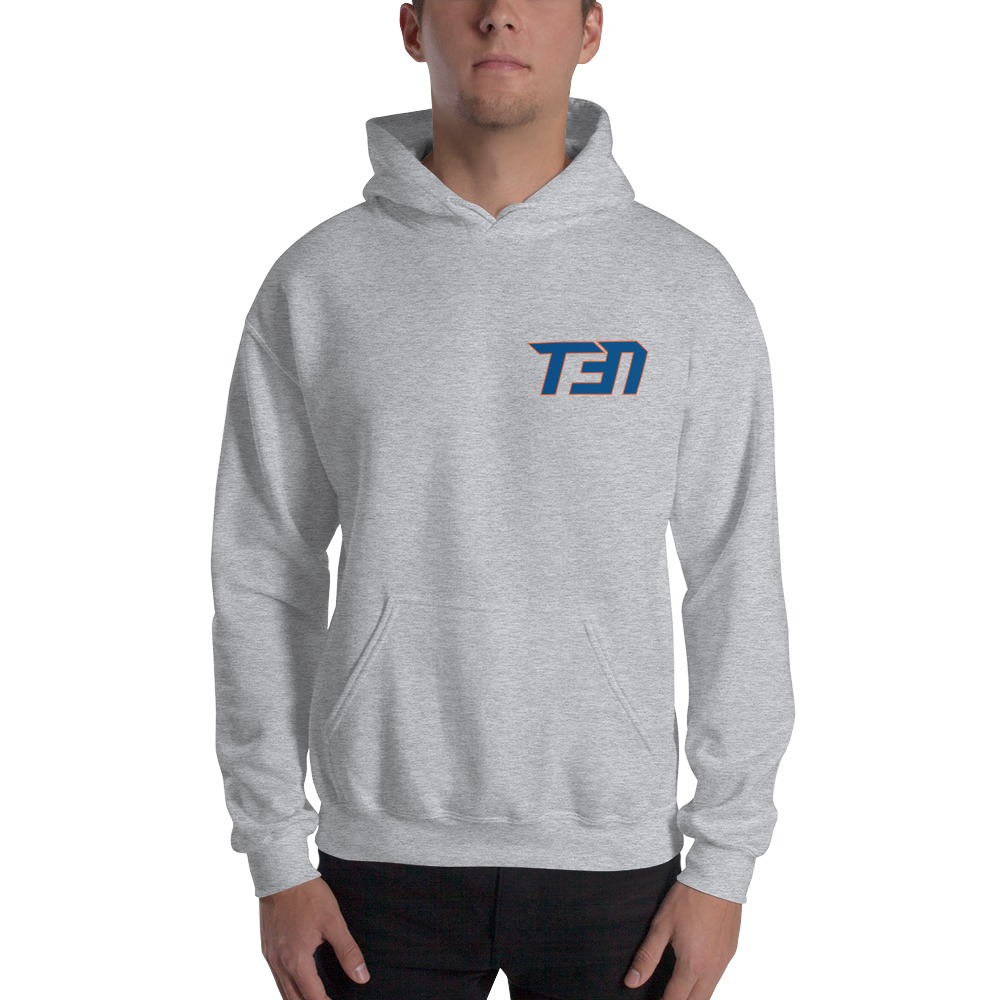 Tomas Nido, Hoodie, Blue and Orange Mini Logo