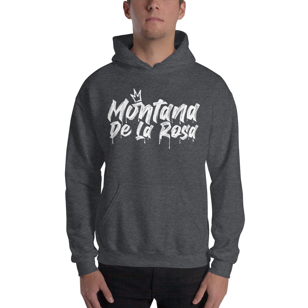Montana Delarosa Hoodie, White Logo