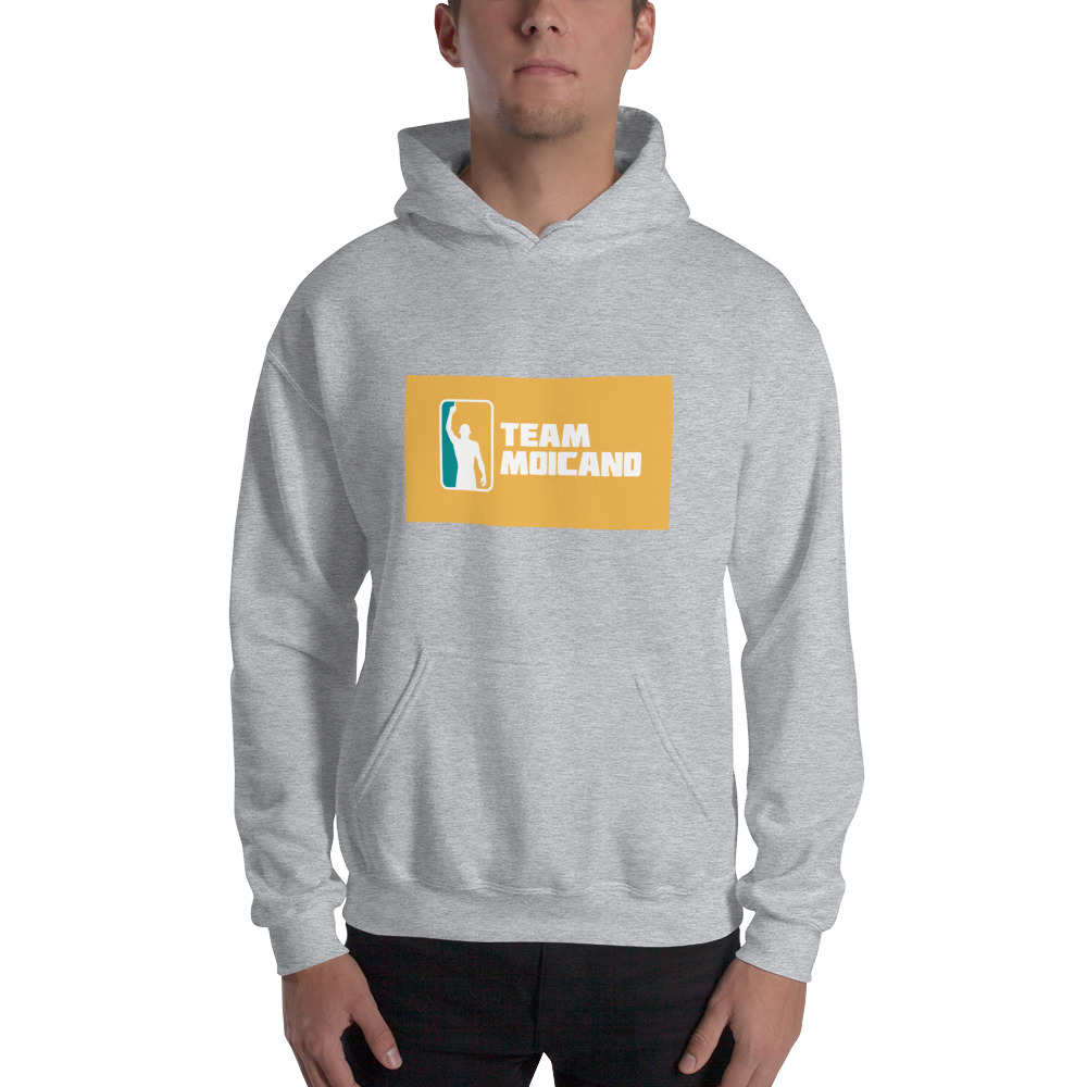 Team Moicano Hoodie, Yellow Logo