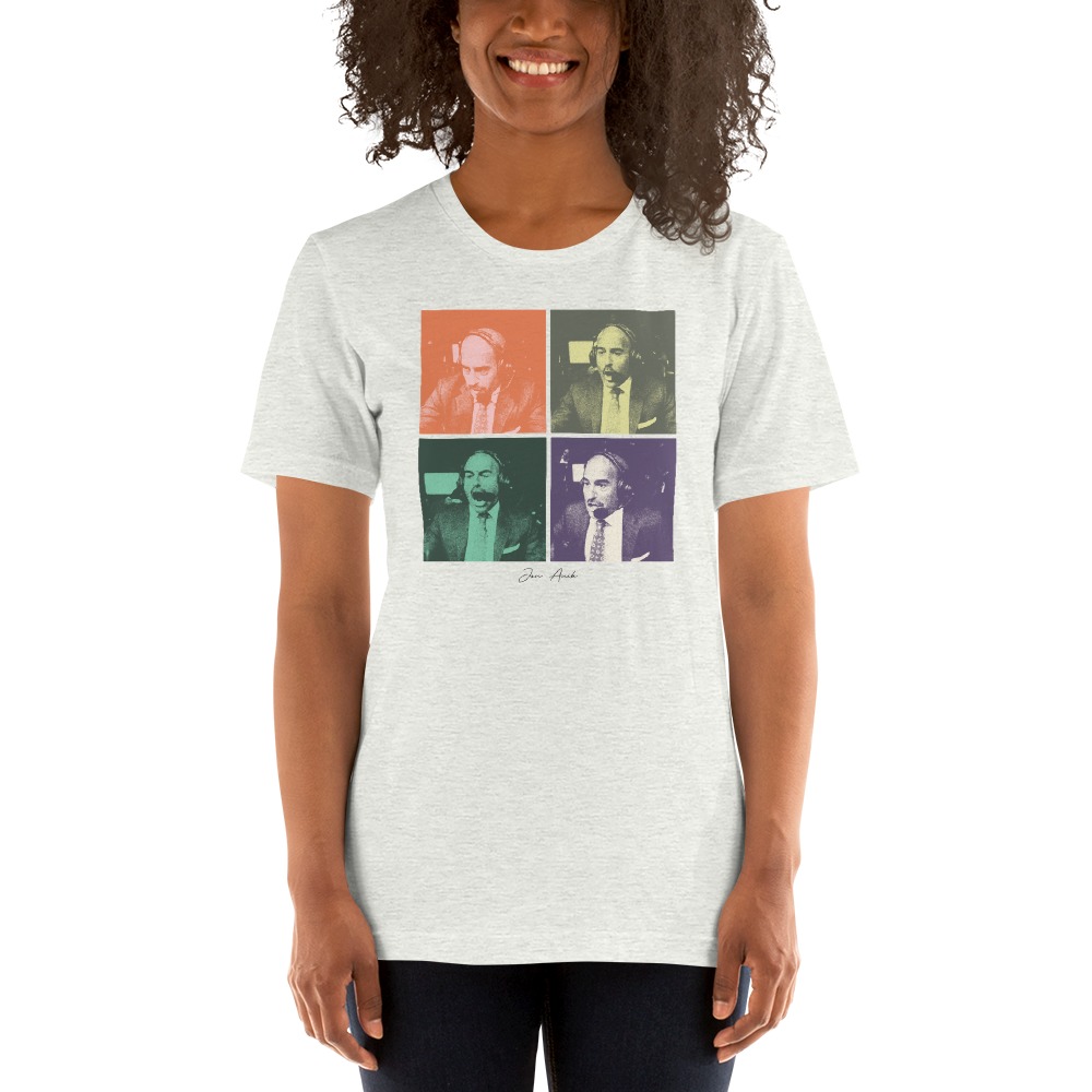 Jon Anik Faces Women's T-Shirt , Black Logo