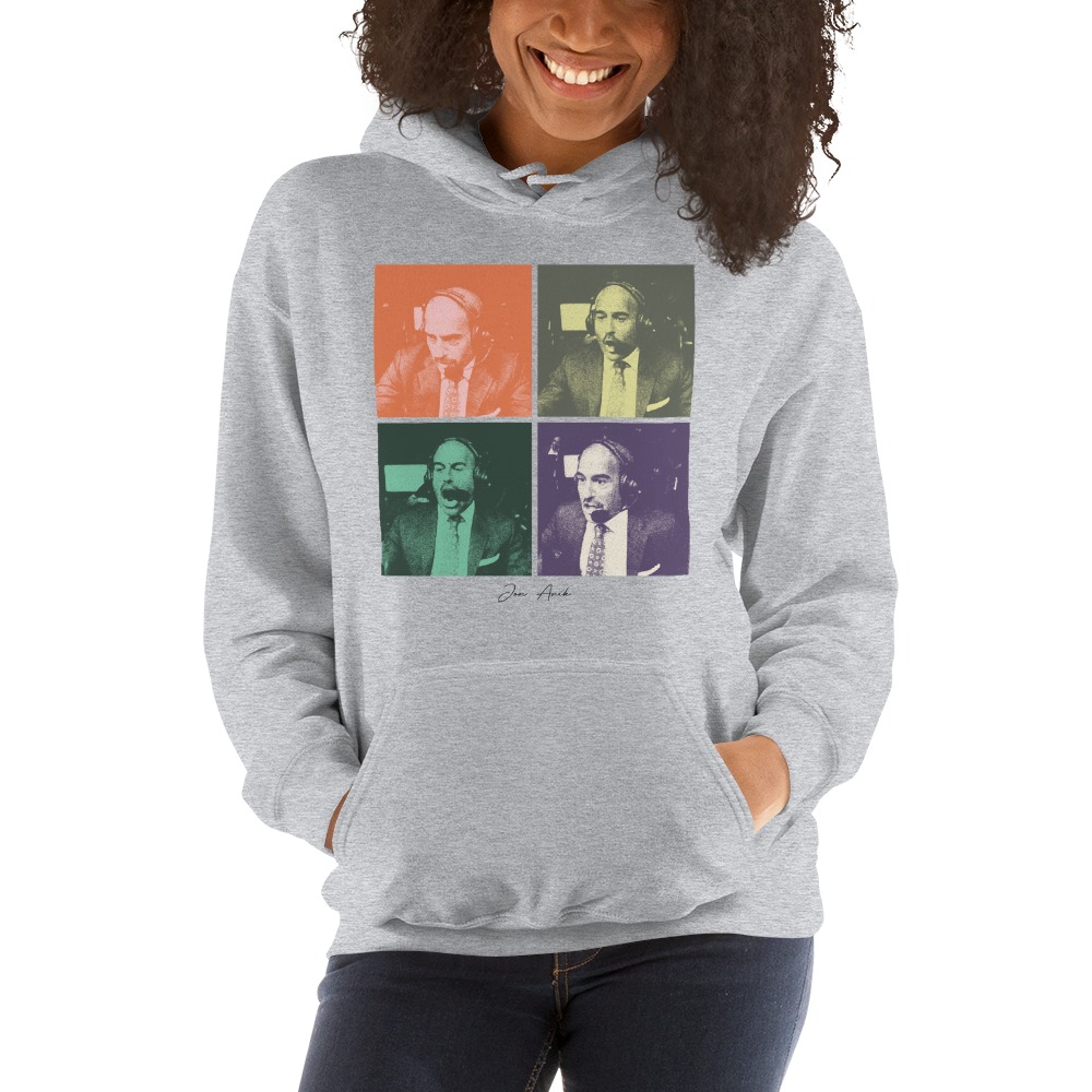 Jon Anik Faces Women's Hoodie , Black Logo