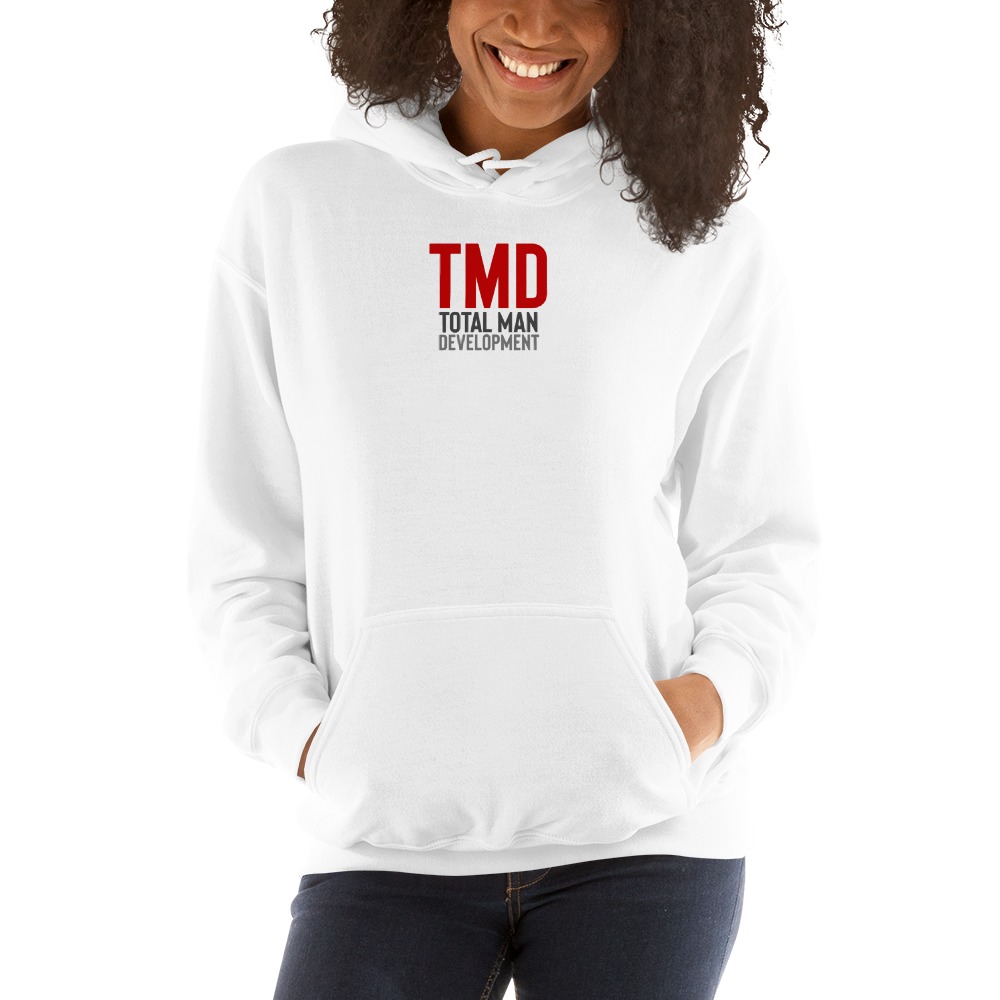 TMD by Ezra Millington Hoodie , Red Logo