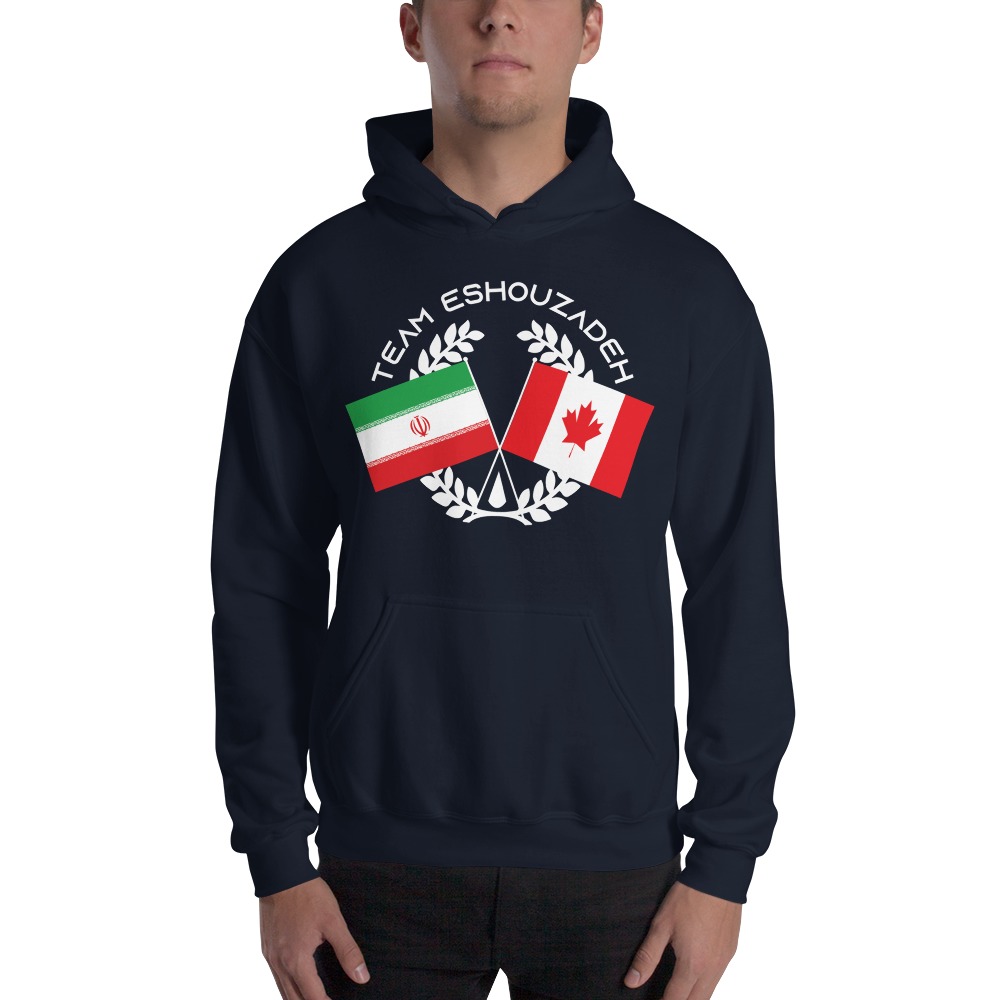 Sierra Eshouzadeh Hoodie, White Logo