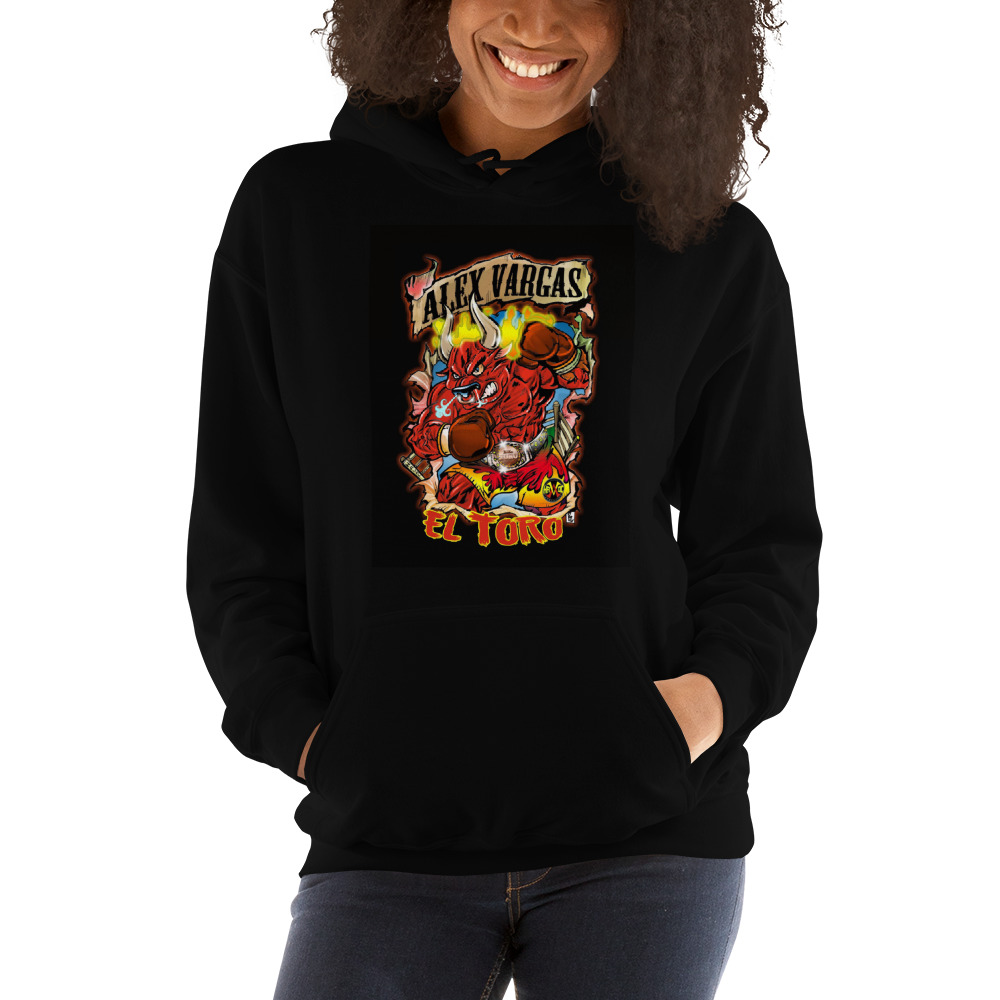 “El Toro” by Havoc Athletics Women’s Hoodie on MILLIONS “El Toro” by Havoc Athletics Women’s Hoodie
