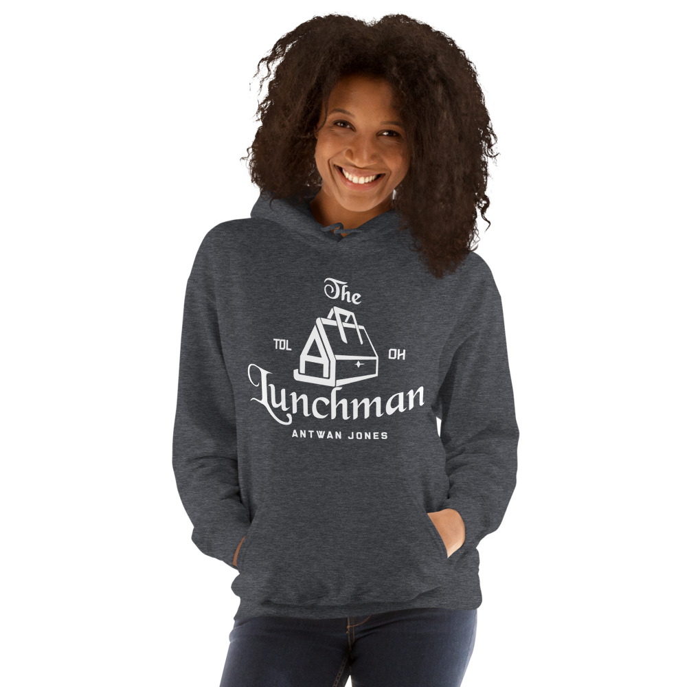 Lunchman by Antwan Jones, Women's Hoodie, Light Logo