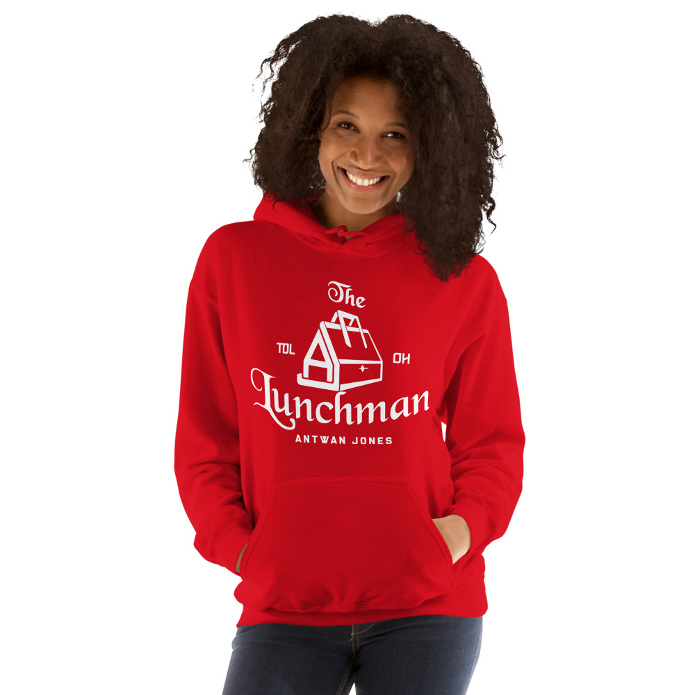 Lunchman by Antwan Jones, Women's Hoodie, Light Logo