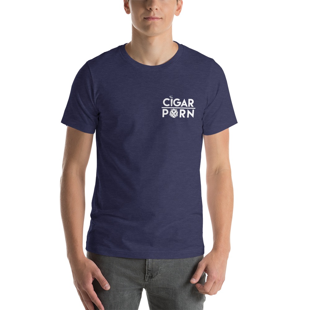 Cigar Pxrn by James Lee, T-Shirt, Light Logo on MILLIONS Cigar Pxrn by James Lee, T-Shirt, Light Logo