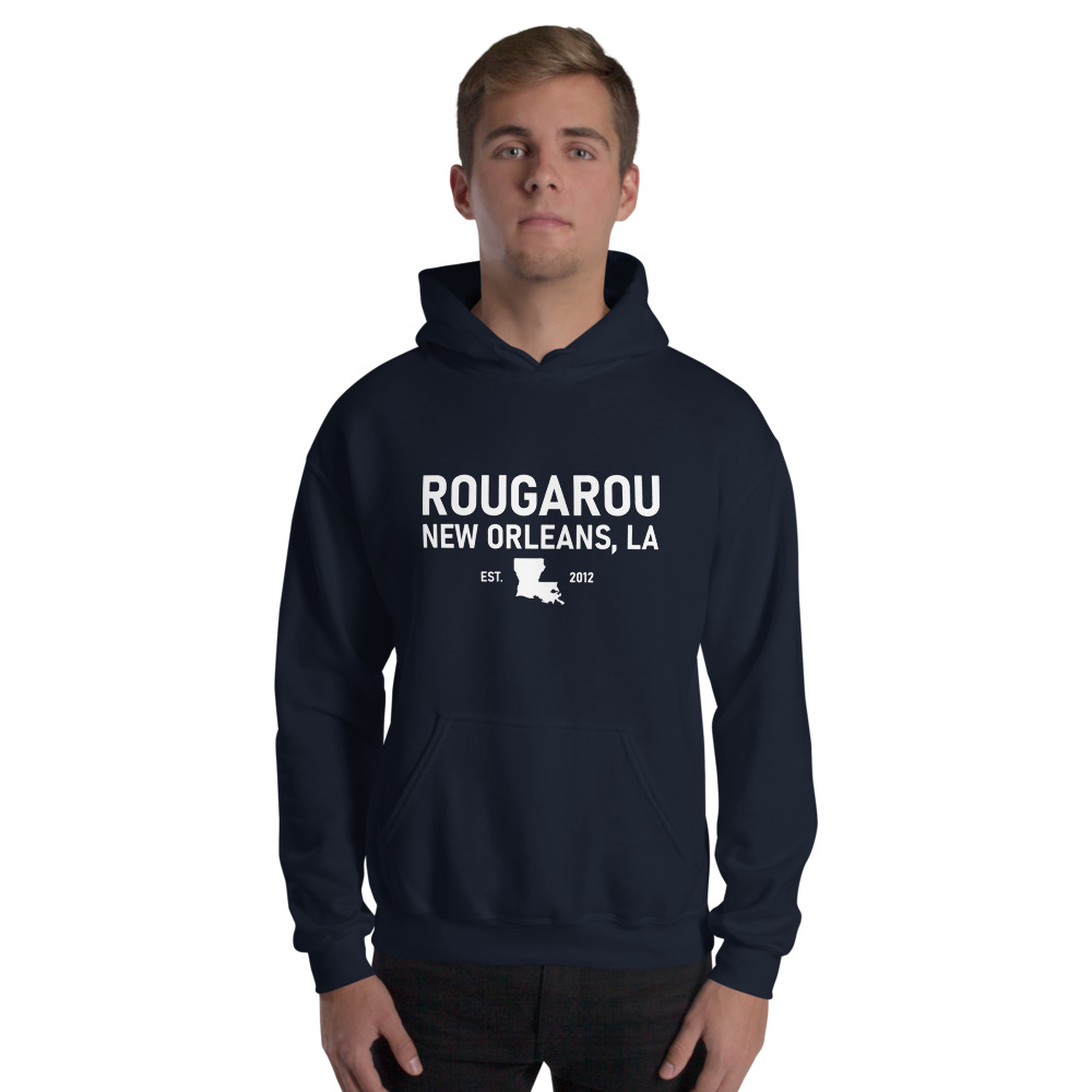 "Rougarou" by Regis Prograis, Men's Hoodie, V4, Light on MILLIONS "Rougarou" by Regis Prograis, Men's Hoodie, V4, Light