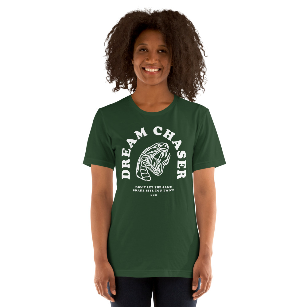 Dream Chaser by Jerome Black, Women's T-Shirt, Light Logo