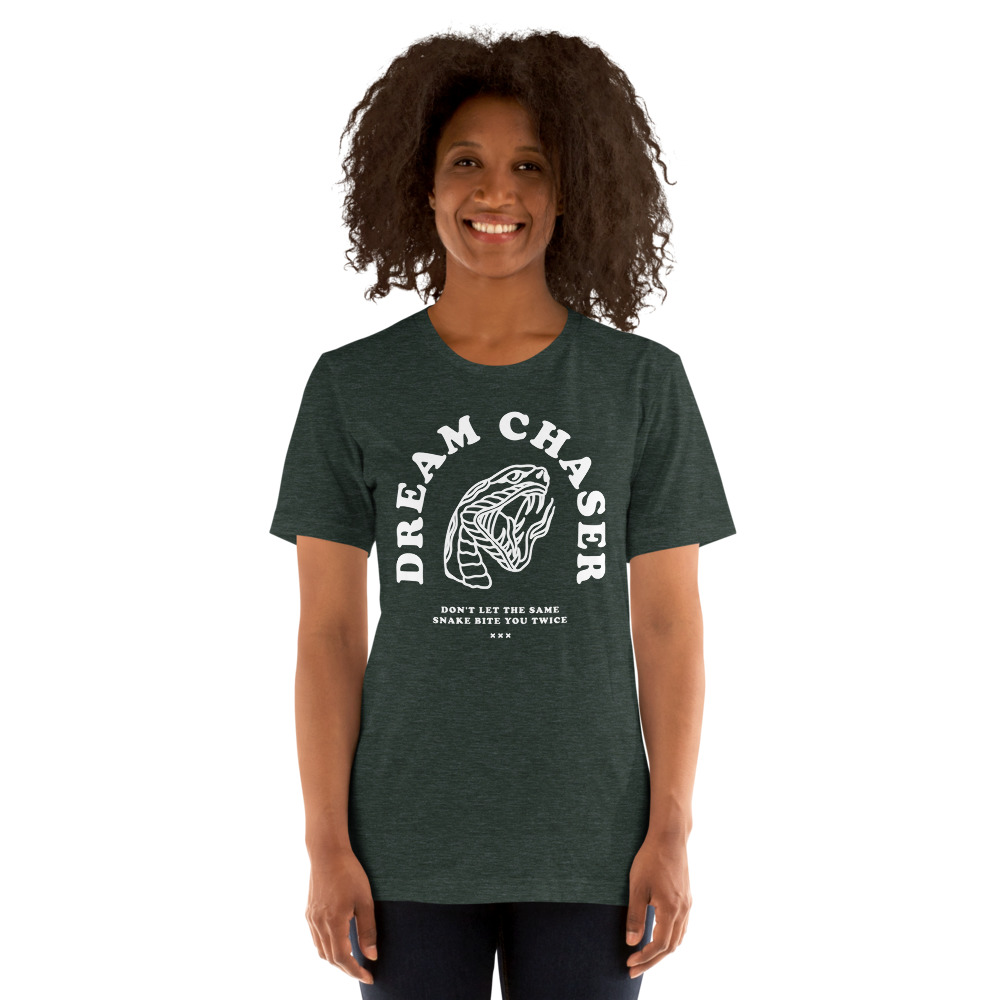 Dream Chaser by Jerome Black, Women's T-Shirt, Light Logo