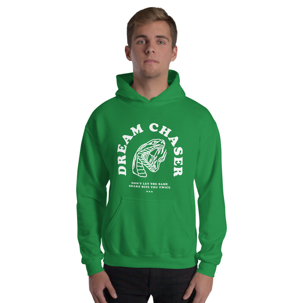 Dream Chaser by Jerome Black, Men's Hoodie, Light Logo