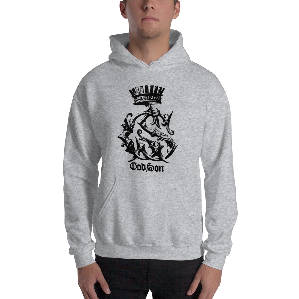 God Son By Raymond Ramos Hoodie, Black Logo