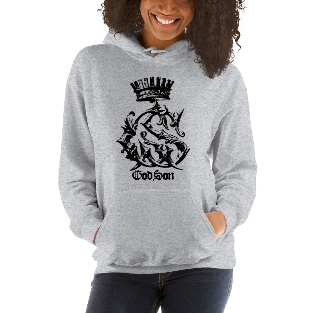 God Son By Raymond Ramos Hoodie, Black Logo