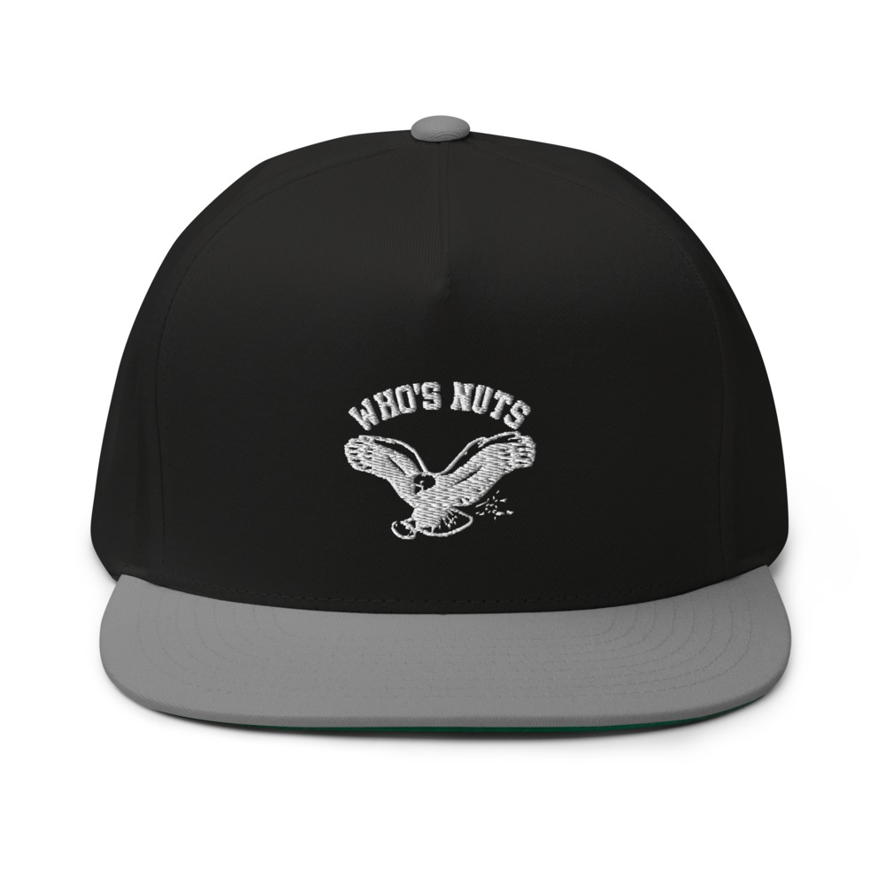 Who's Nuts by Vince Papale Hat, White Logo