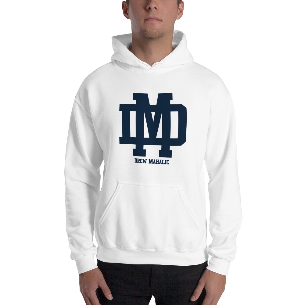 Drew Mahalic, Hoodie, Light Logo on MILLIONS Drew Mahalic, Hoodie, Light Logo