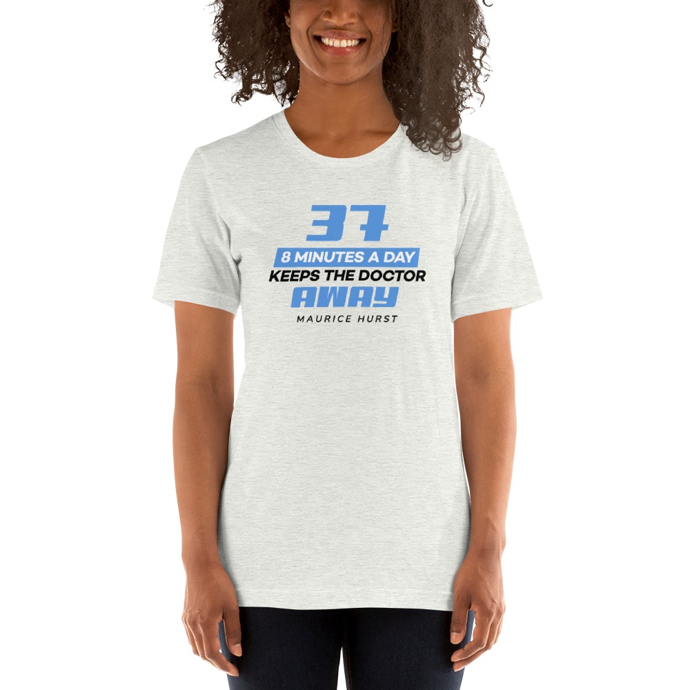 Maurice Hurst, T-Shirt, Blue Logo on MILLIONS Maurice Hurst, T-Shirt, Blue Logo