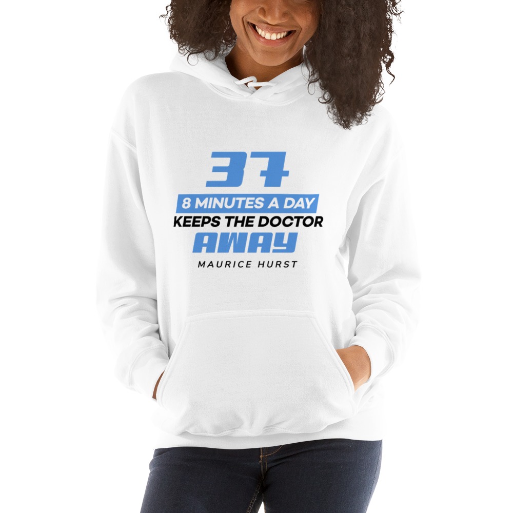 Maurice Hurst, Hoodie, Blue Logo on MILLIONS Maurice Hurst, Hoodie, Blue Logo