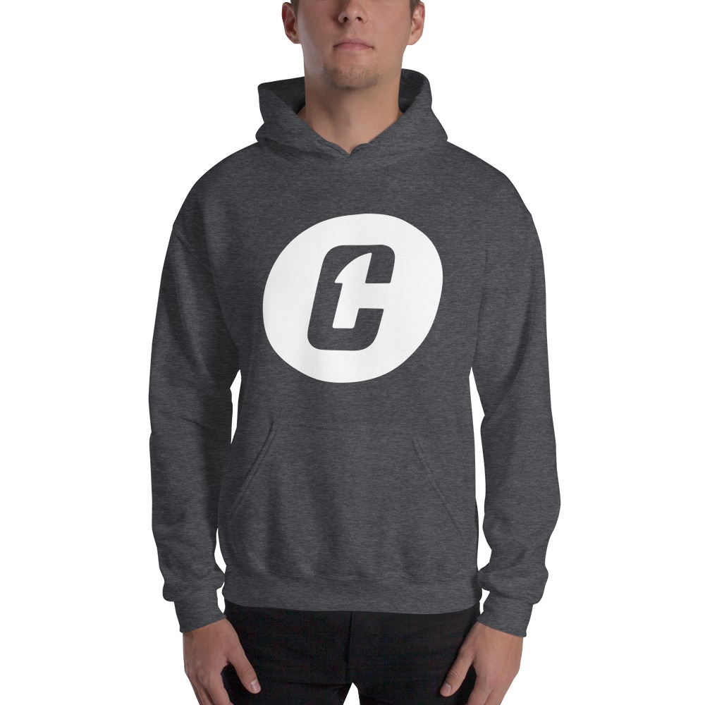 Charlon Kloof Hoodie, White Logo