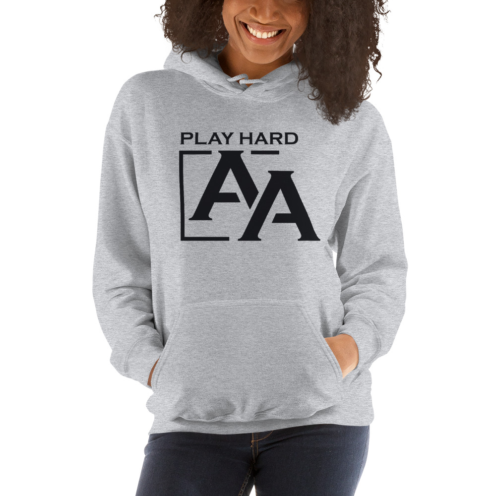 Play Hard by Alfred Anderson Hoodie