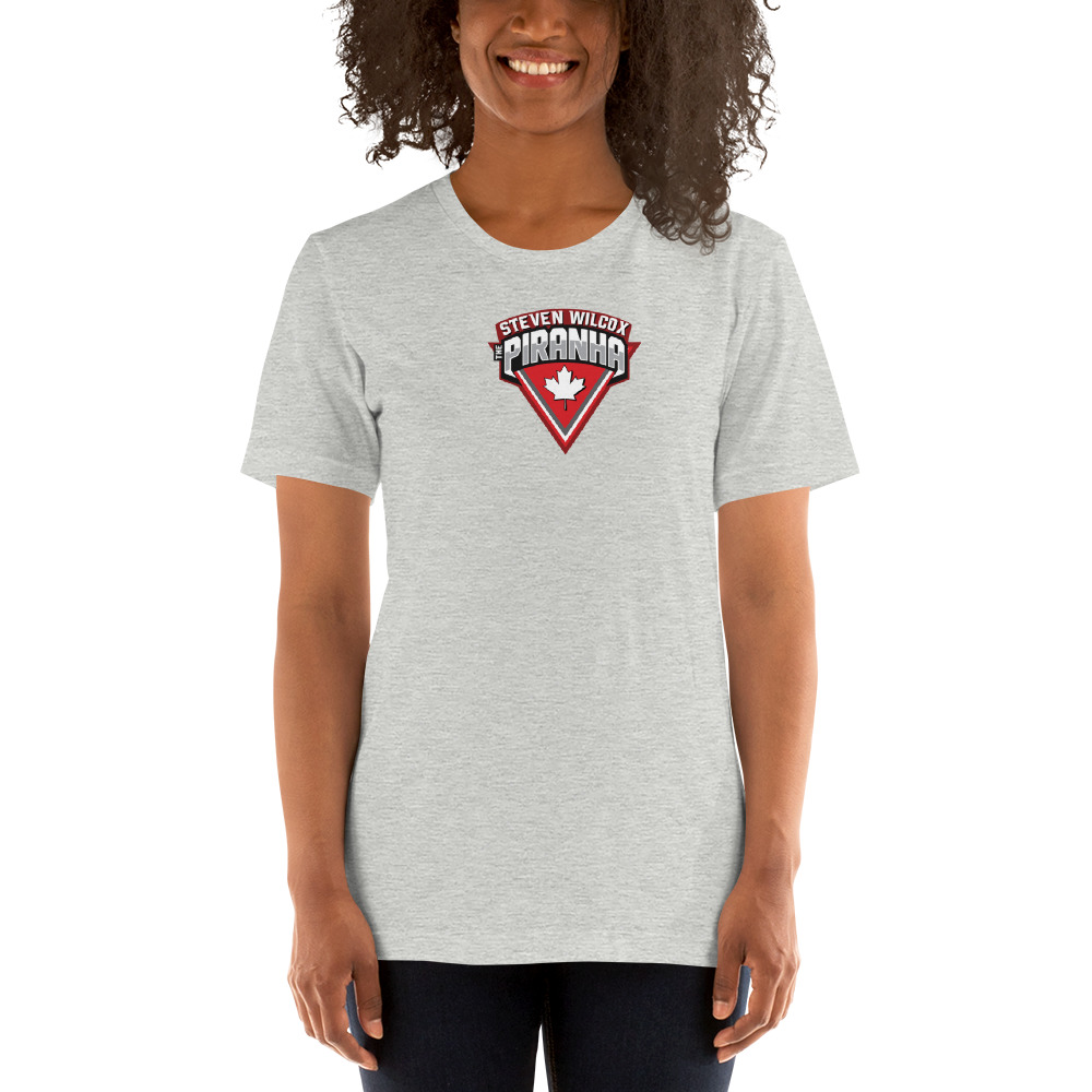 Steven "The Piranha" Wilcox Women’s T-Shirt, Mini Logo Mid