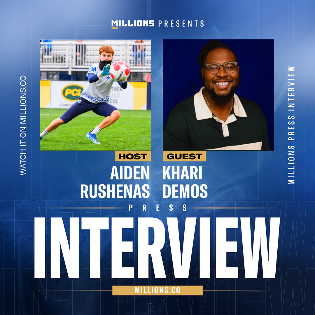 Interview with Khari Demos on MILLIONS Interview with Khari Demos