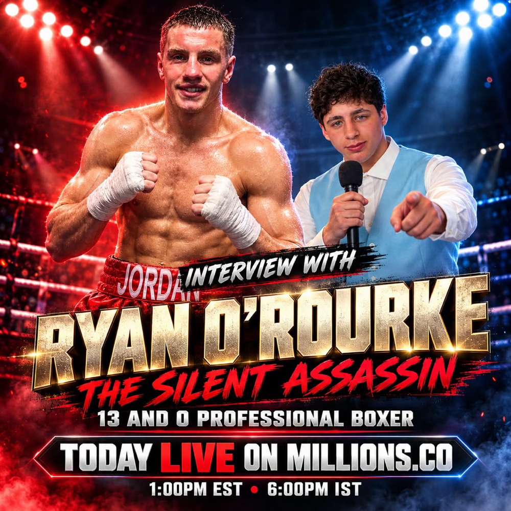 Interview with - RYAN O’ROURKE “THE SILENT ASSASSIN” on MILLIONS Interview with - RYAN O’ROURKE “THE SILENT ASSASSIN”