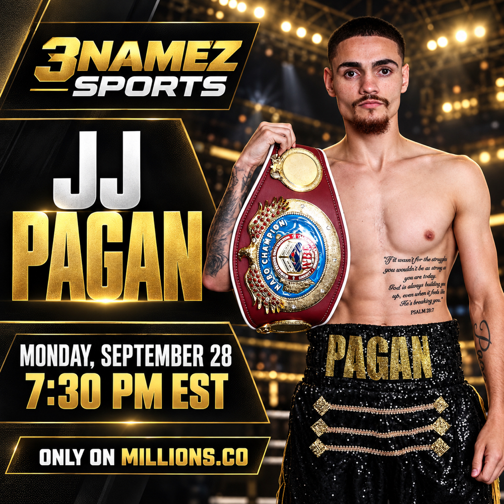 JJ Pagan on 3Namez Sports