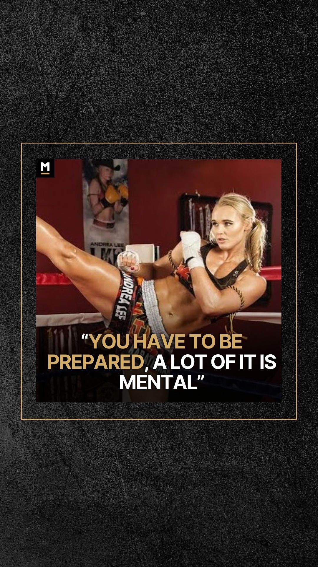 Andrea Lee: Mental Preparedness and... on MILLIONS Andrea Lee: Mental Preparedness and...