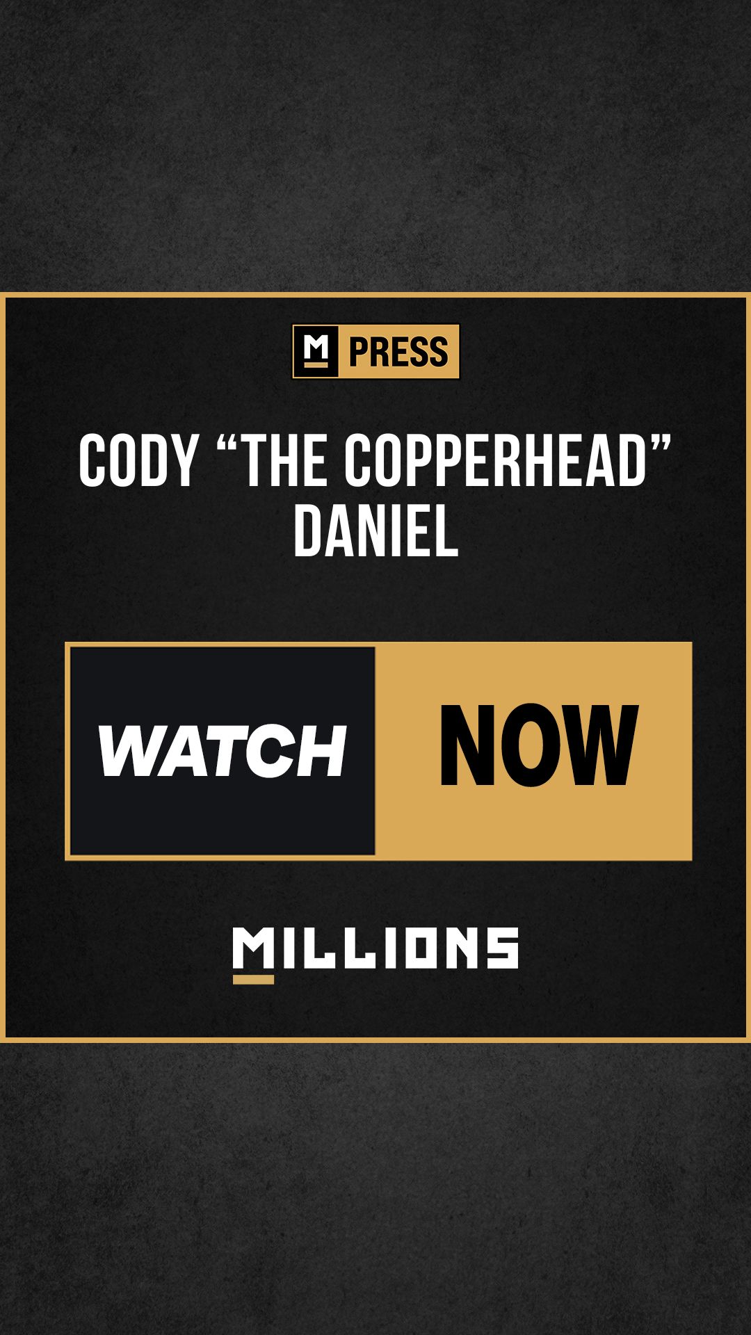 Cody Daniel: Intense fight preparat...